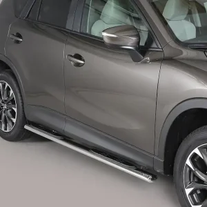 oválné boční nášlapy Misutonida se stupátky pro Mazda CX-5 facelift, od r.v. 2015-2017 , nerezové, 95x60mm Nakupujte Hned