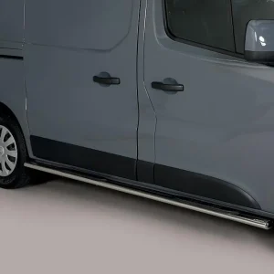 oválné boční nášlapy Misutonida se stupátky pro Renault Trafic, od r.v. 2014- / 2019- , nerezové, 95x60mm Finální Výprodej