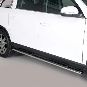 Bezpečná Platba oválné boční nášlapy Misutonida se stupátky pro Ssangyong Musso, od r.v. 2018-> , nerezové, 95x60mm