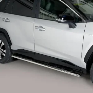 oválné boční nášlapy Misutonida se stupátky pro Toyota RAV 4 / hybrid, od r.v. 2019-> , nerezové, 95x60mm Nízká Cena