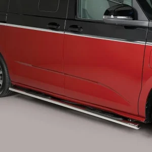 Cenový Hit oválné boční nášlapy Misutonida se stupátky pro Volkswagen T7 Multivan, od r.v. 2022-, nerezové, 95x60mm