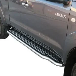 Boční nerezové nášlapy Toyota Hilux VII, Extra Cab Ověřený