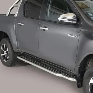 Cenová Bomba Boční nerezové nášlapy Toyota Hilux VIII doublecab