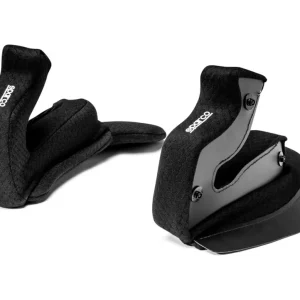 Sparco náhradní lícní polstrování pro helmu Prime RF-10 Supercarbon, barva černá, tloušťka 25 mm Dokud Zásoby Vydrží