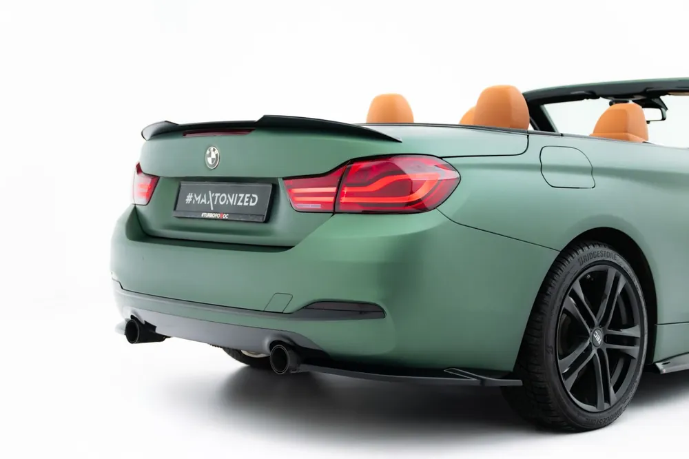 Vrácení Zdarma BMW řada 4 F32/F33, spoilery zadního nárazníku, Maxton design
