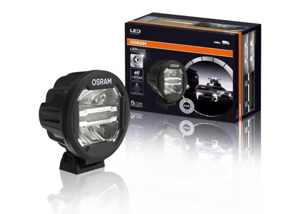 Víkendová Akce OSRAM LED kulatý světlomet MX180-CB, délka 126 mm, homologace ECE / R10 / R112 / R7