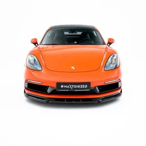 Porsche Cayman 982c 718 GTS, spoiler pod přední nárazník v.3, Maxton Design Nakupujte Hned