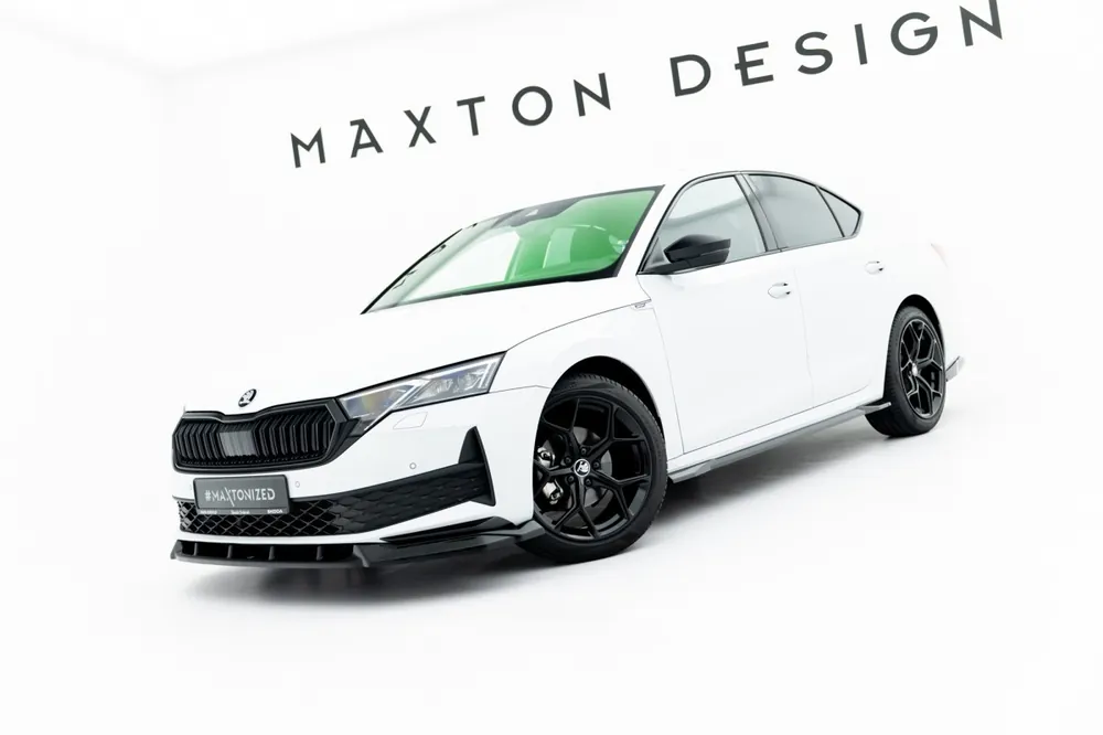 Škoda Octavia IV Sportline Facelift Liftback/Combi, difuzory pod boční prahy ver.1, Maxton Design Expresní Doručení