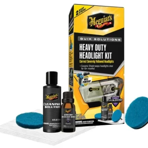 Meguiar‘s Quik Solutions Headlight Restoration Kit - kompletní sada na renovaci silně poškozených světlometů Top Prodej