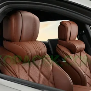 Škoda Kodiaq II - Ortopedický polštář na opěrku hlavy barva COGNAC Hit Sezóny