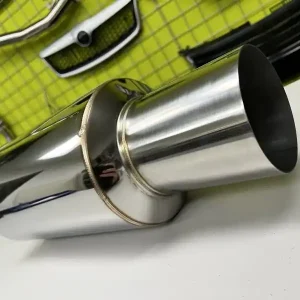 Sportovní univerzální tlumič výfuku - kulatá koncovka 115mm/65mm Cenový Hit