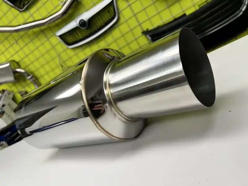 Sportovní univerzální tlumič výfuku - kulatá koncovka 115mm/65mm Cenový Hit