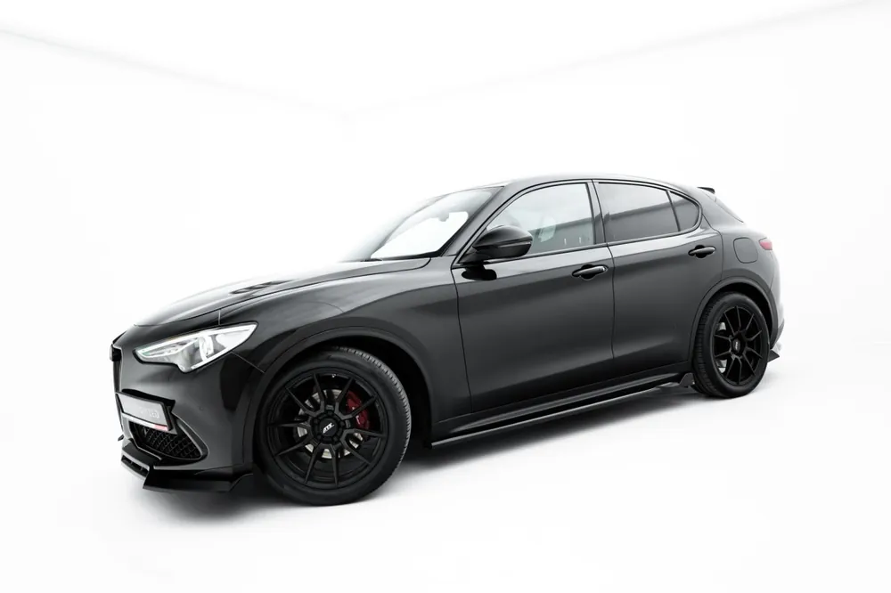 Vysoce Kvalitní Alfa Romeo Stelvio Mk1, difuzory pod boční prahy ver. 2, Maxton Design