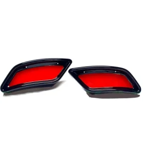 Autentický Škoda Kodiaq - atrapy výfuku RS230 black GLOWING RED