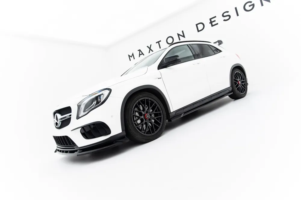 Autentický Mercedes GLA 45 AMG X156 Facelift, difuzory pod boční prahy ver.2, Maxton Design